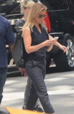 LUCY LIU Arrives on the Set of Elementary in New York 08/24/2018