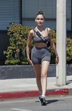 MADISON BEER in Tights Out in Los Angeles 08/07/2018