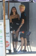 MADISON BEER Out for Lunch at Urth Caffe in Hollywood 08/13/2018
