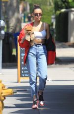 MADISON BEER Out with Her Dog in Hollywood 08/28/2018
