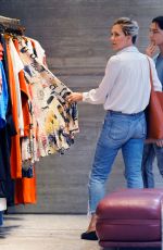 MAGGIE GYLLENHAAL Shopping at Rachel Comey Boutique in New York 08/19/2018