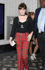 MAISIE WILLIAMS Out and About in London 08/22/2018