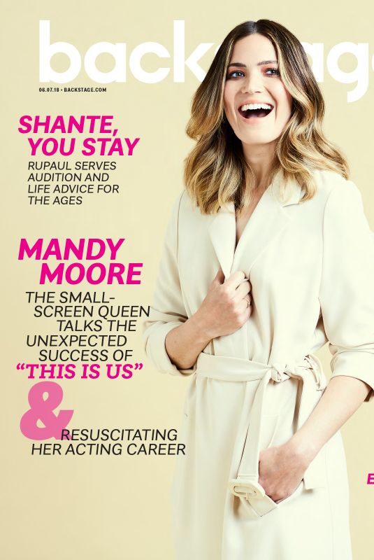 MANDY MOORE in Backstage Magazine, June 2018