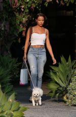 MARA TEIGNE Leaves Andy Lecompte Salon in West Hollywood 08/10/2018