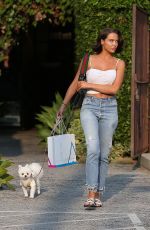 MARA TEIGNE Leaves Andy Lecompte Salon in West Hollywood 08/10/2018