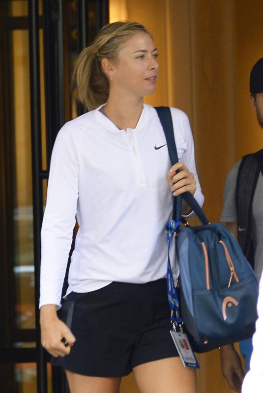 MARIA SHARAPOVA Out in New York 08/26/2018