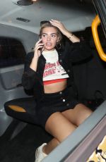 MEGAN BARTON HANSON Arrives at Mahiki in London 08/28/2018