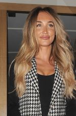MEGAN MCKENNA Leaves Nobu in London 08/14/2018