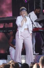 MEGHAN TRAINO Performs at Jimmy Kimmel in Los Angeles 08/06/2018