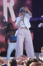 MEGHAN TRAINO Performs at Jimmy Kimmel in Los Angeles 08/06/2018
