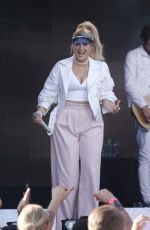 MEGHAN TRAINO Performs at Jimmy Kimmel in Los Angeles 08/06/2018