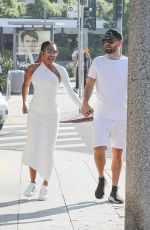 MELANIE BROWN Out and About in Beverly Hills 08/26/2018