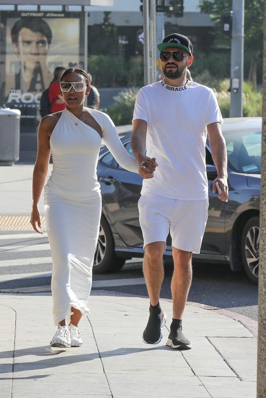 MELANIE BROWN Out and About in Beverly Hills 08/26/2018