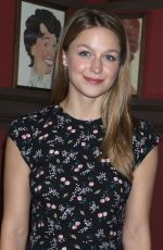 MELISSA BENOIST Gets Caricature at Sardis in New York 07/31/2018