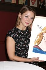 MELISSA BENOIST Gets Caricature at Sardis in New York 07/31/2018