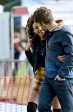 MICHELLE KEEGAN on the Set of Brassic Show in London 08/27/2018