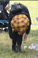 MICHELLE KEEGAN on the Set of Brassic Show in London 08/27/2018