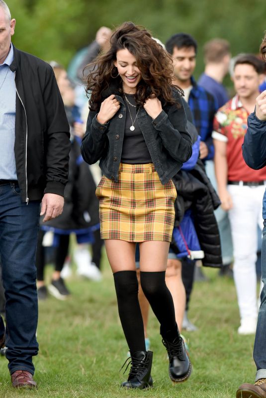 MICHELLE KEEGAN on the Set of Brassic Show in London 08/27/2018
