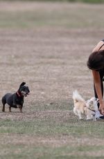 MICHELLE KEEGAN Out with Her Dogs in Essex 08/08/2018