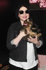 MICHELLE TRACHTENBERG at Crumbs & Whiskers Kitten Party in Los Angeles 08/24/2018