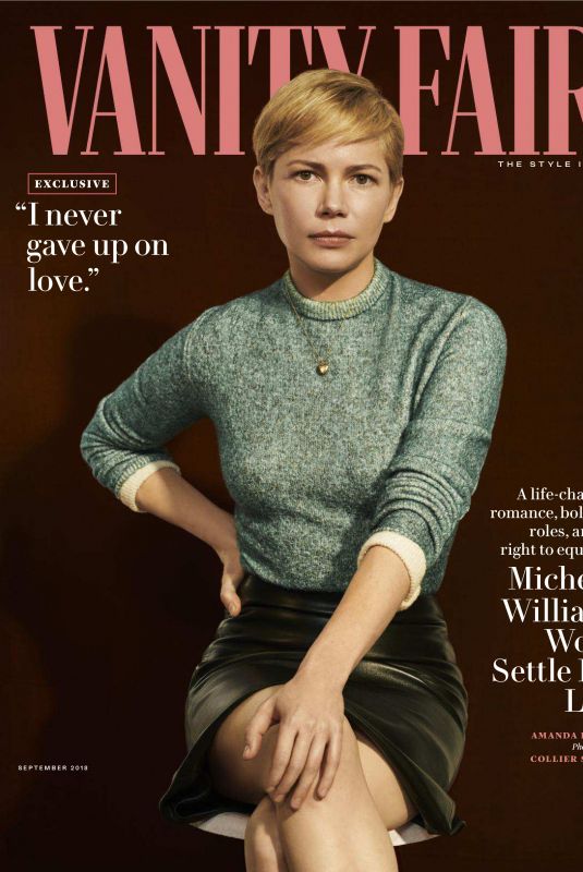 MICHELLE WILLIAMS in Vvanity Fair Magazine, September 2018