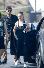 MILA KUNIS Arrives at a Studio in Culver City 08/09/2018