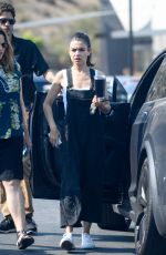 MILA KUNIS Arrives at a Studio in Culver City 08/09/2018
