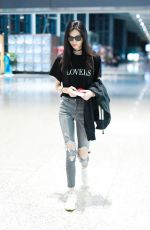 MING XI at Airport in Shanghai 08/27/2018