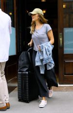 MINKA KELLY Leaves Greenwich Hotel in New York 08/20/2018
