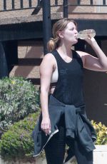 MISCHA BARTON Leaves a Gym in Beverly Hills 08/15/2018