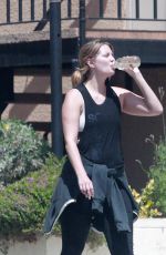 MISCHA BARTON Leaves a Gym in Beverly Hills 08/15/2018