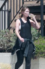 MISCHA BARTON Leaves a Gym in Beverly Hills 08/15/2018