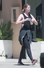 MISCHA BARTON Leaves a Gym in Beverly Hills 08/15/2018