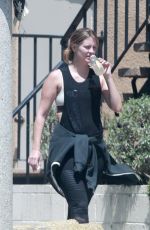 MISCHA BARTON Leaves a Gym in Beverly Hills 08/15/2018