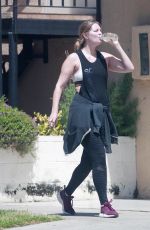 MISCHA BARTON Leaves a Gym in Beverly Hills 08/15/2018