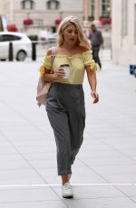 MOLLIE KING Arrives at BBC Radio 1 in London 08/14/2018
