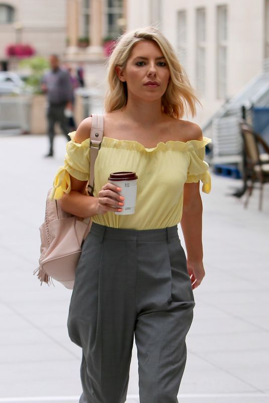MOLLIE KING Arrives at BBC Radio 1 in London 08/14/2018