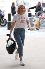 MOLLIE KING Arrives at BBC Studios in London 08/17/2018