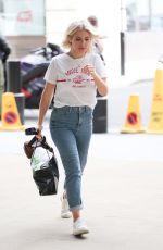 MOLLIE KING Arrives at BBC Studios in London 08/17/2018