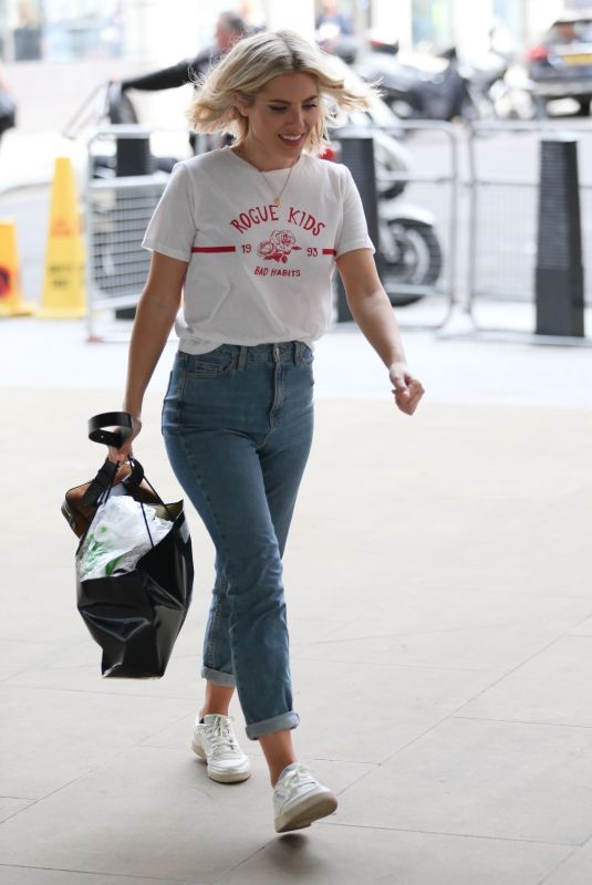 MOLLIE KING Arrives at BBC Studios in London 08/17/2018