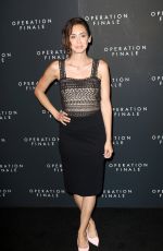 MOZHAN MARNO at Operation Finale Premiere in New York 08/16/2018