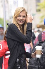 NADINE LEOPOLD Out in New York 08/22/2018