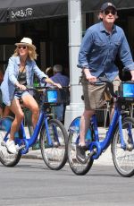 NAOMI WATTS and Billy Crudup at a Bike Ride in New York 08/25/2018