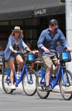 NAOMI WATTS and Billy Crudup at a Bike Ride in New York 08/25/2018