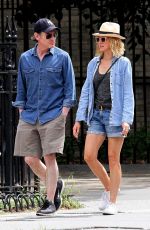 NAOMI WATTS and Billy Crudup at a Bike Ride in New York 08/25/2018