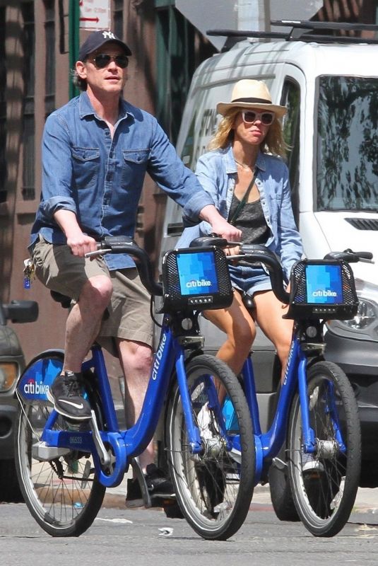 NAOMI WATTS and Billy Crudup at a Bike Ride in New York 08/25/2018