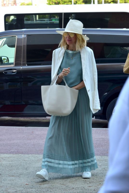 NAOMI WATTS Arrives at Airport in Venice 08/28/2018