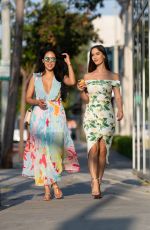 NATALIA BARULICH and ESTHER ANAYA at Urth Caffe in Hollywood 08/17/2018