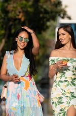 NATALIA BARULICH and ESTHER ANAYA at Urth Caffe in Hollywood 08/17/2018