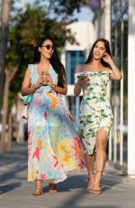 NATALIA BARULICH and ESTHER ANAYA at Urth Caffe in Hollywood 08/17/2018